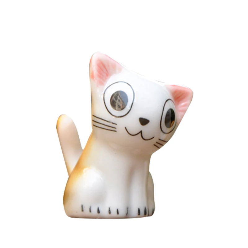 1pc 4cm PVC  Cheese cat miniature figurines toys cute lovely Model Kids Toys