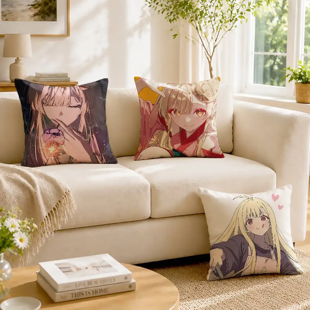 K-Kaguya Anime Customizable Square Cushion Cover Double Sided Print Pillow Case