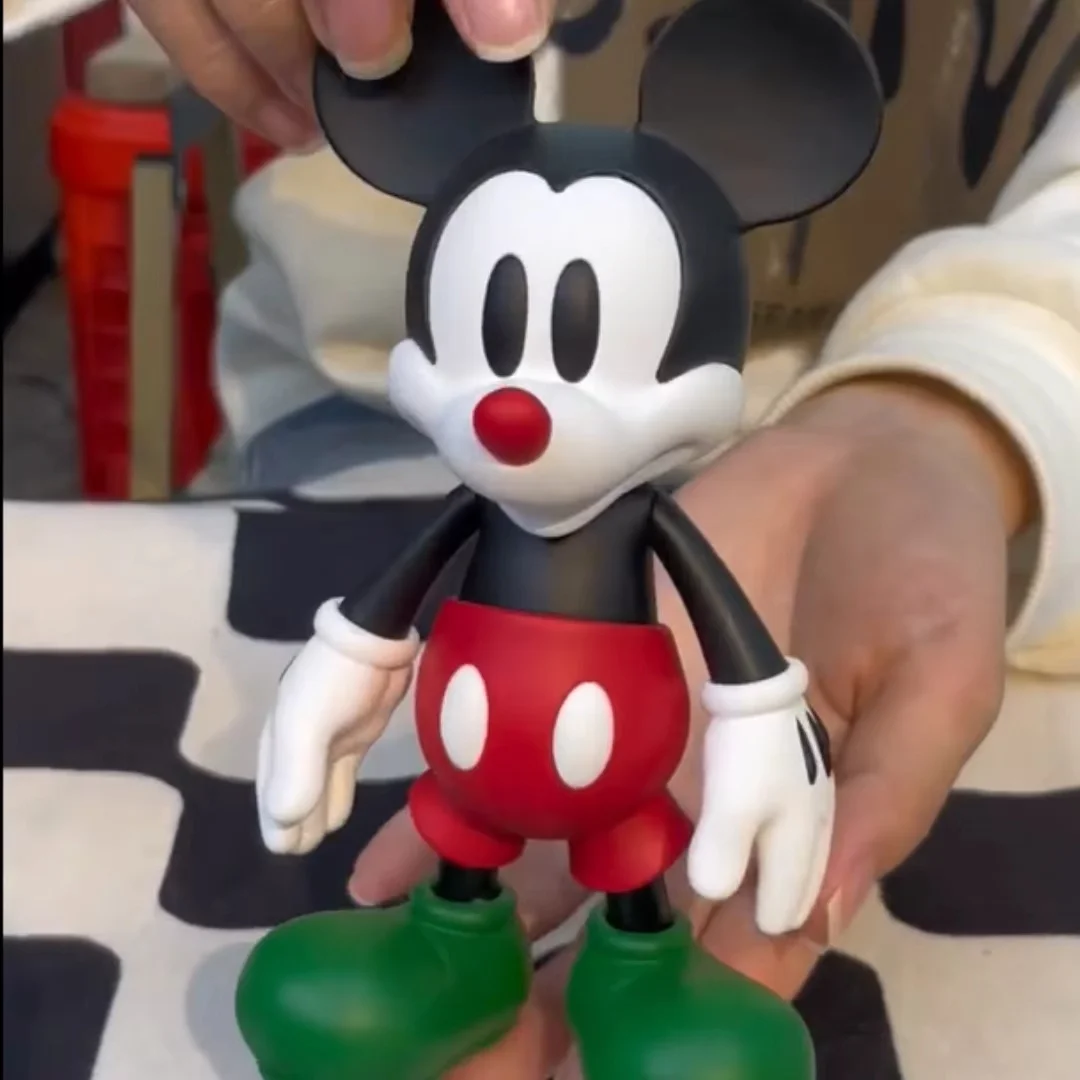 Christmas Disney Mickey Mouse Ego Anniversary Stuffed Playful Figurine Home Desktop Decoration Christmas Birthday Gift image 2