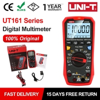 UNI-T UT161E UT161D Digital Multimeter 1000V True Rms Multimeters AC/DC Current Meter Voltmeter Profesional Voltage Tester