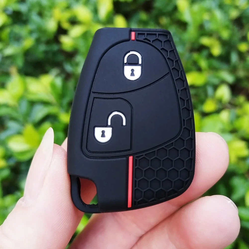 2 Button Superior Quality Silicone Remote Key Cover Protector Case For Mercedes-Benz CL55 CL600 CL65 C230 C240 C280 C320