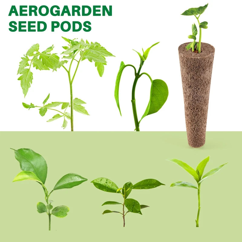 

For Hydroponic Indoor Garden Growing System 100 pcs Grow Sponges, Seed Starter Pods Replacement Root , Refill Pods