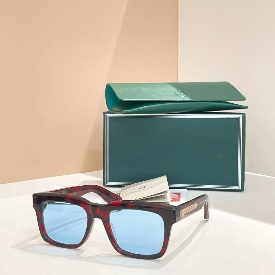 

Luxury Vintage Fashion Trend Handmade JJMM Sunglasses TORINO Retro Square Design Solid Thick Acetate UV400 Unisex A+ Top Quality