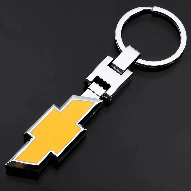 Car Emblem Keychain styling Key Ring Accessories For Chevrolet Cruze Spark Captiva Suburban Silverado Camaro Corvette Malibu Col