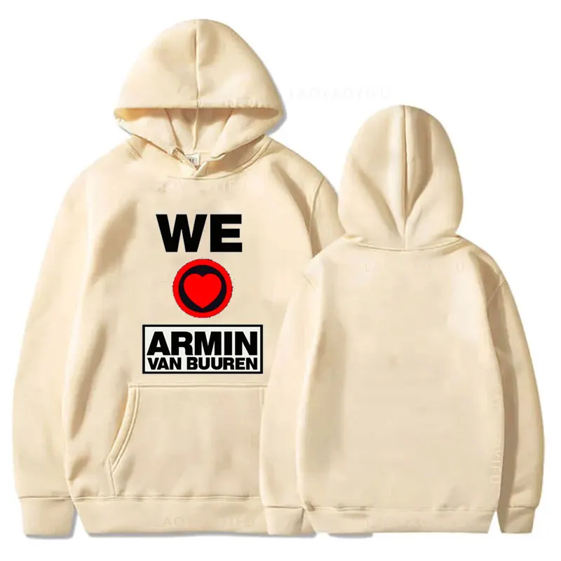 

We Love ARMIN VAN BUUREN Dj Hip Hop Fance Graphics Hoodies Fashion Leisure Pullover Harajuku Drawstring A State of Trance Hoodie