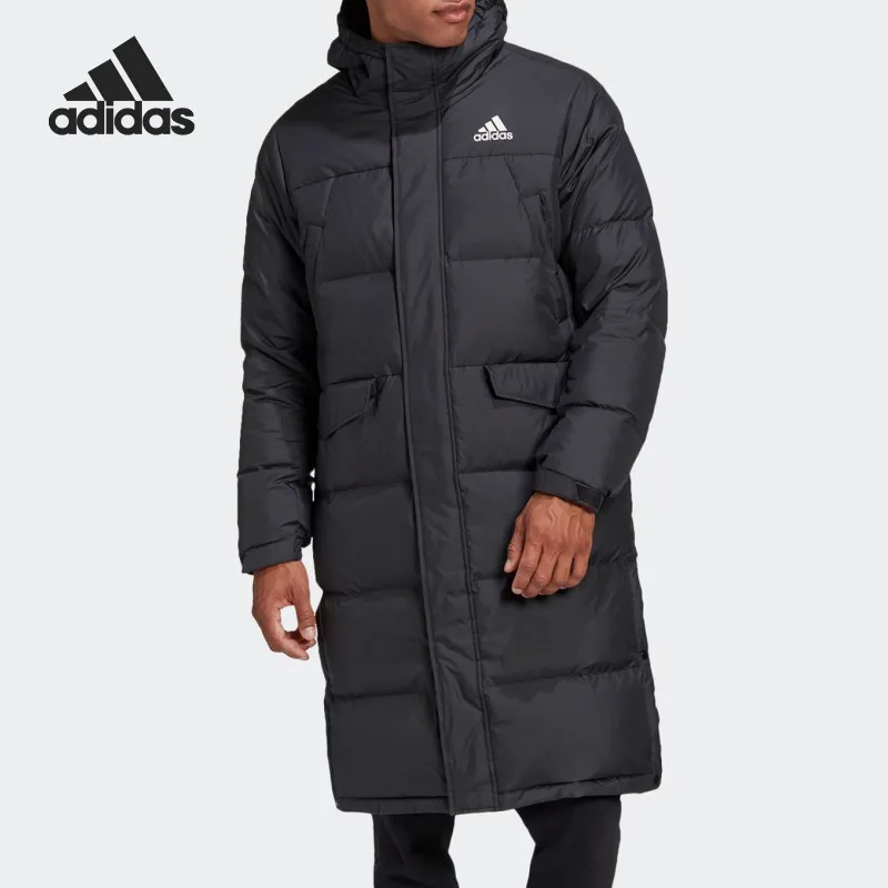 Adidas Men's Comfort and Warm Hooded Casual Sports Down Jacket GK0664