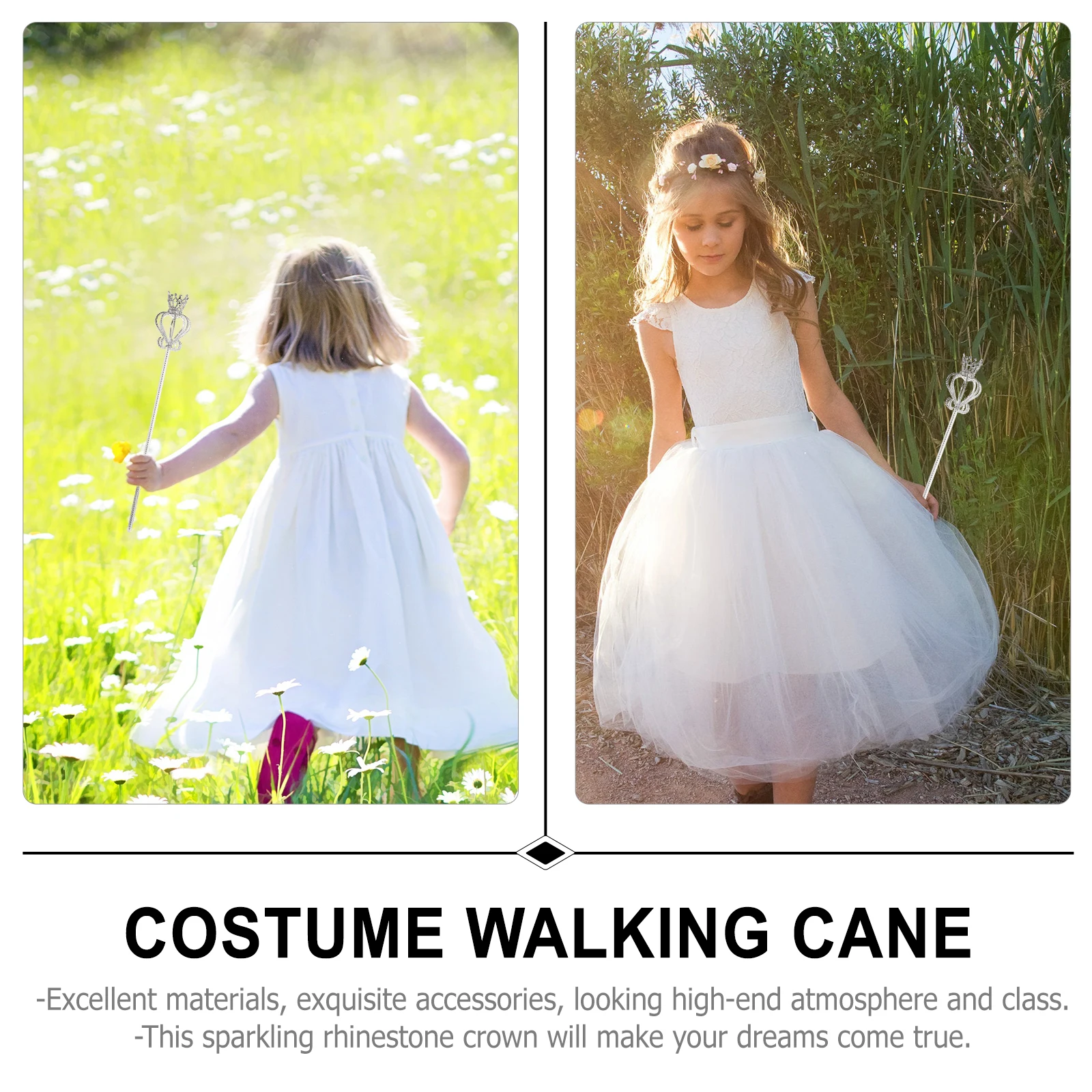 Fairy Stick Shimmer งานแต่งงานของเล่น Queen Prince ตกแต่ง Stage Props อุปกรณ์เสริมฮาโลวีนพรหมวันเกิด
