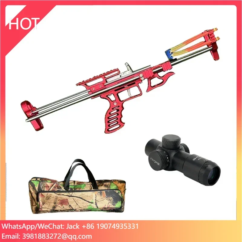 

Full Set New Upgraded Retractable Outdoor Catapult with Dual-purpose Slingshot Head