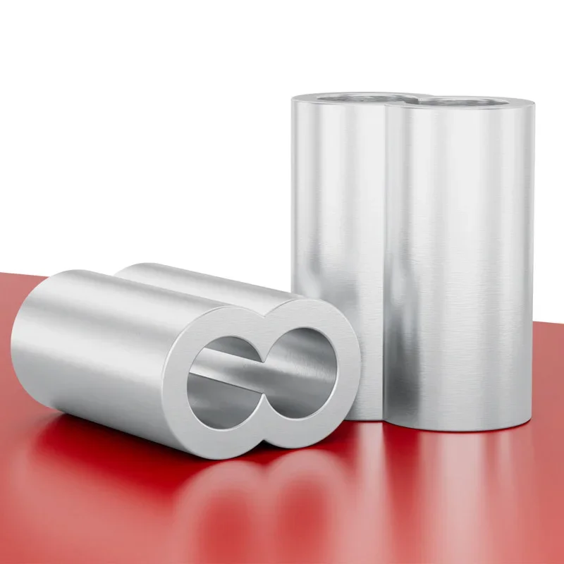 Zdjęcie 6: 8-50 szt. Aluminiowe tuleje w kształcie ósemki z podwójnym otworem M1.2/M2/M2.5/M3/M4/M6/M8/M10/M12, zaciski do lin stalowych ze stali nierdzewnej 304, obejmy do kabli
