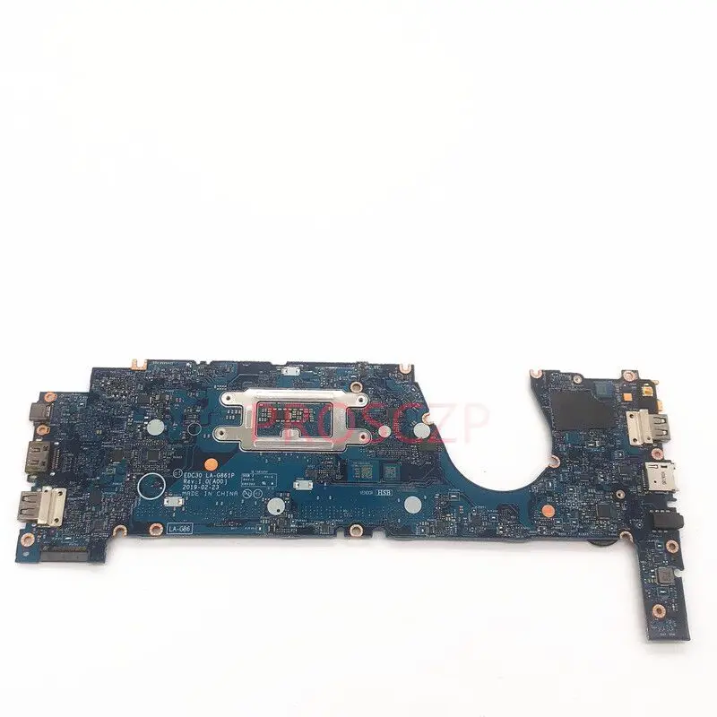 CN-09XFPT 09XFPT 9XFPT Mainboard For DELL Latitude 13 7300 Laptop Motherboard With SRF9Z i5-8365U CPU LA-G861P 100% Working Well