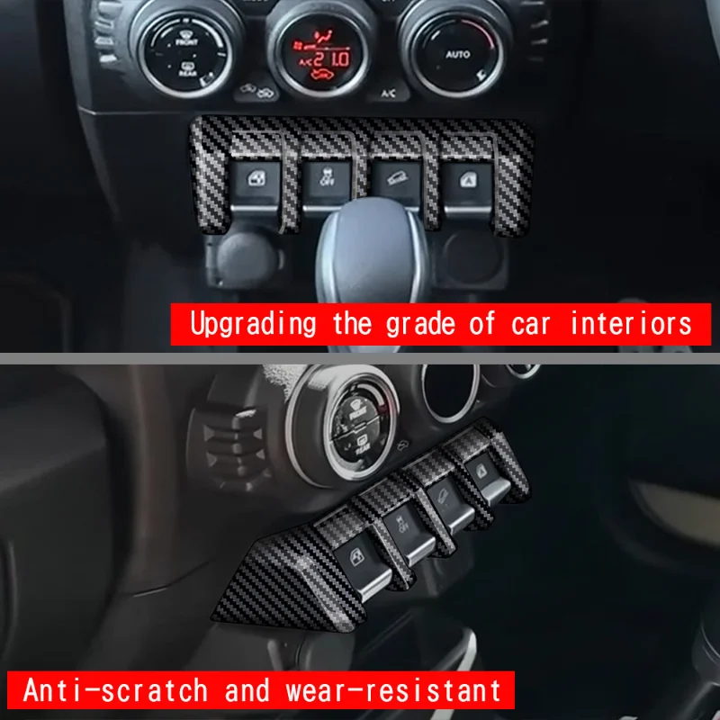 Car Interior Accessories For Jimny Nomade 2025 Car Window Glass Lift Panel Frame