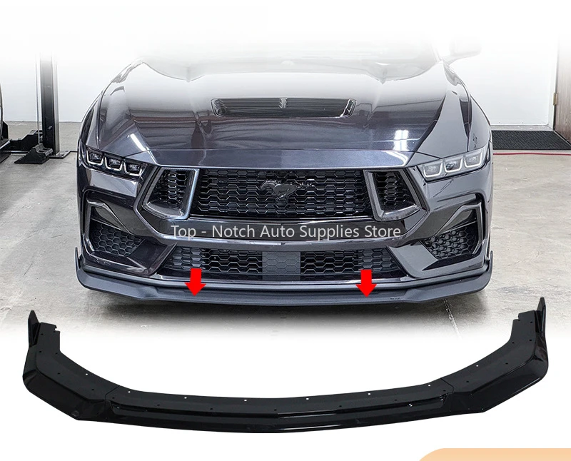 Ford Mustang 2024 GT Front Shovel Front Lip Modification Front Bumper Diffuser