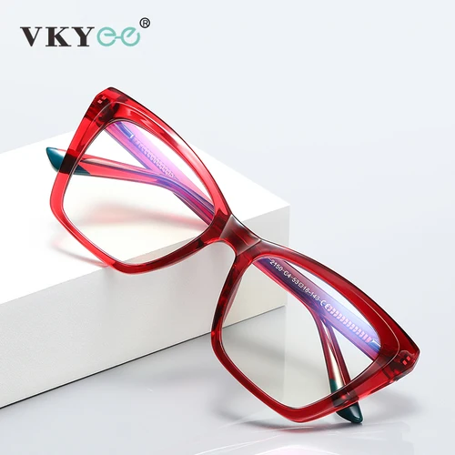 Vicky Square Simple moda señora Anti-luz azul gafas de lectura mujeres miopía hipermetropía se puede personalizar prescripción PFD2150