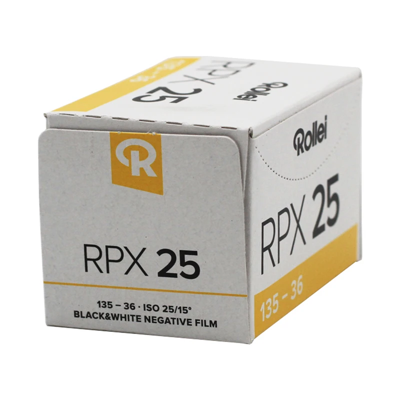 1-10 لفات Rollei RPX 25 135 35 مم فيلم سلبي أبيض وأسود (36 تعريضًا/لفة) لكاميرا Kodak M35 (تاريخ انتهاء الصلاحية: 2025)