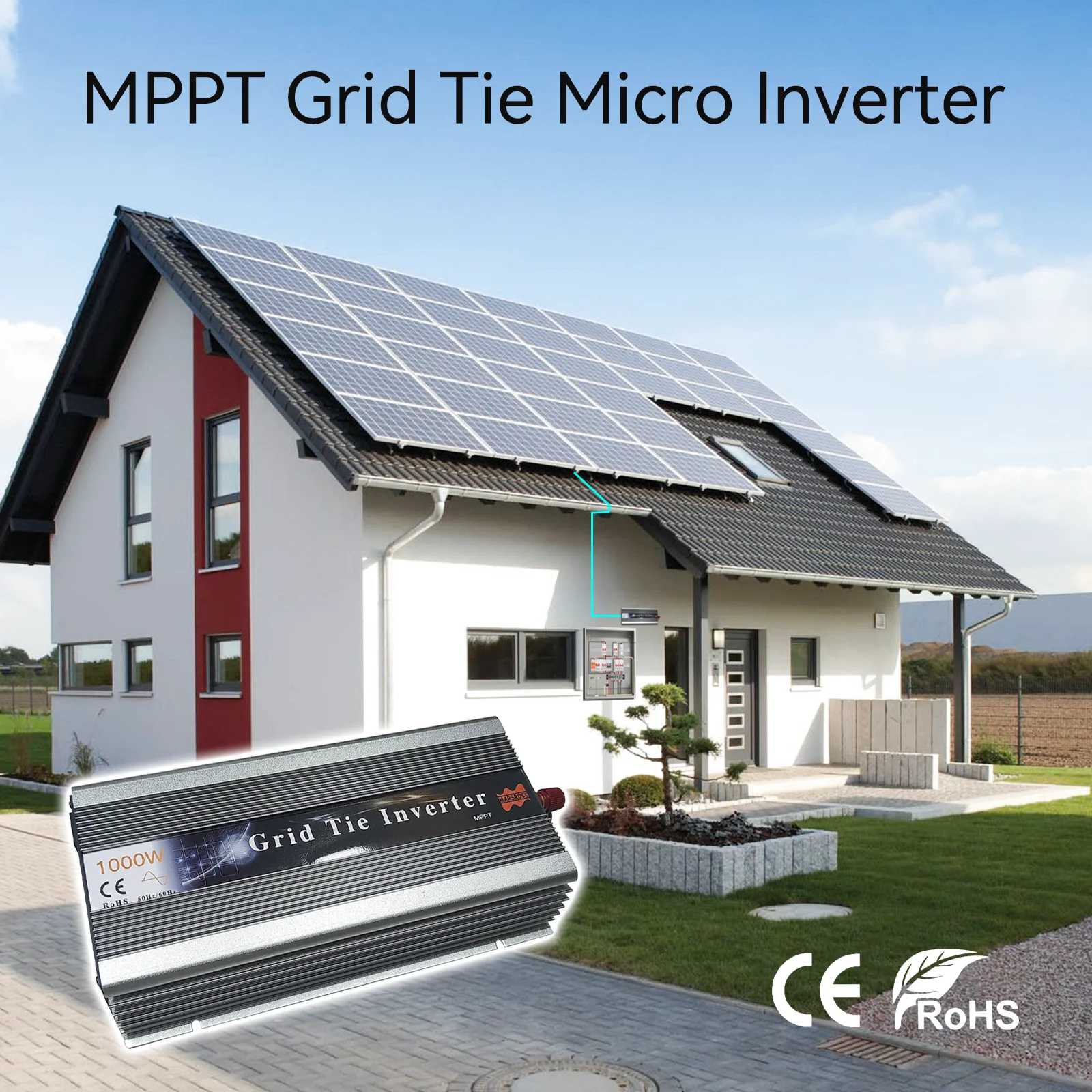 MPPT 1400W Grid Tie Micro Sola - Micro Inverter 1400W Solar Grid Tie ulasan dan harga
