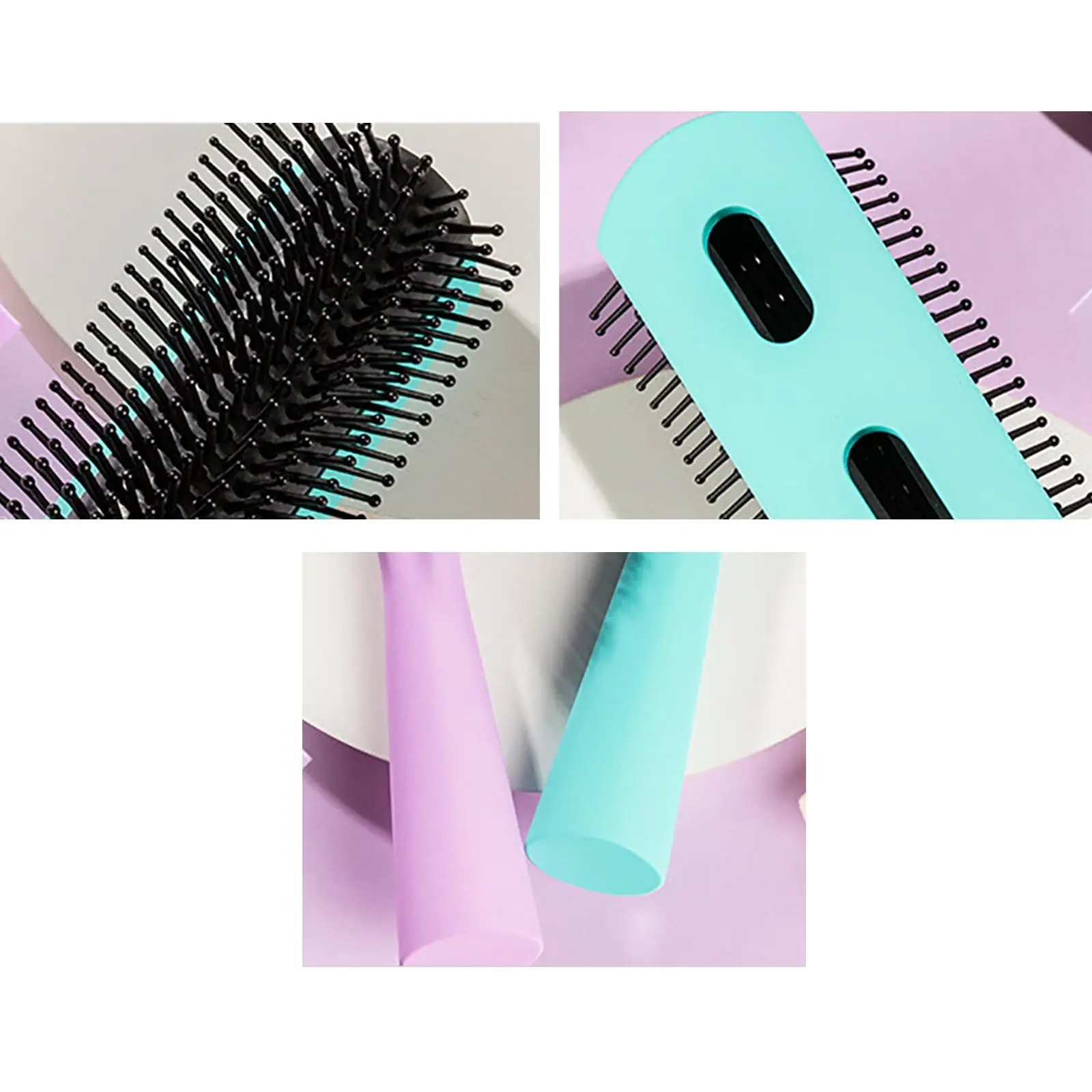 

Hairdressing Massage Comb Detangling Brush Round Comfortable Hair Salon Smooth Massage Comb Long Thick Curly Short