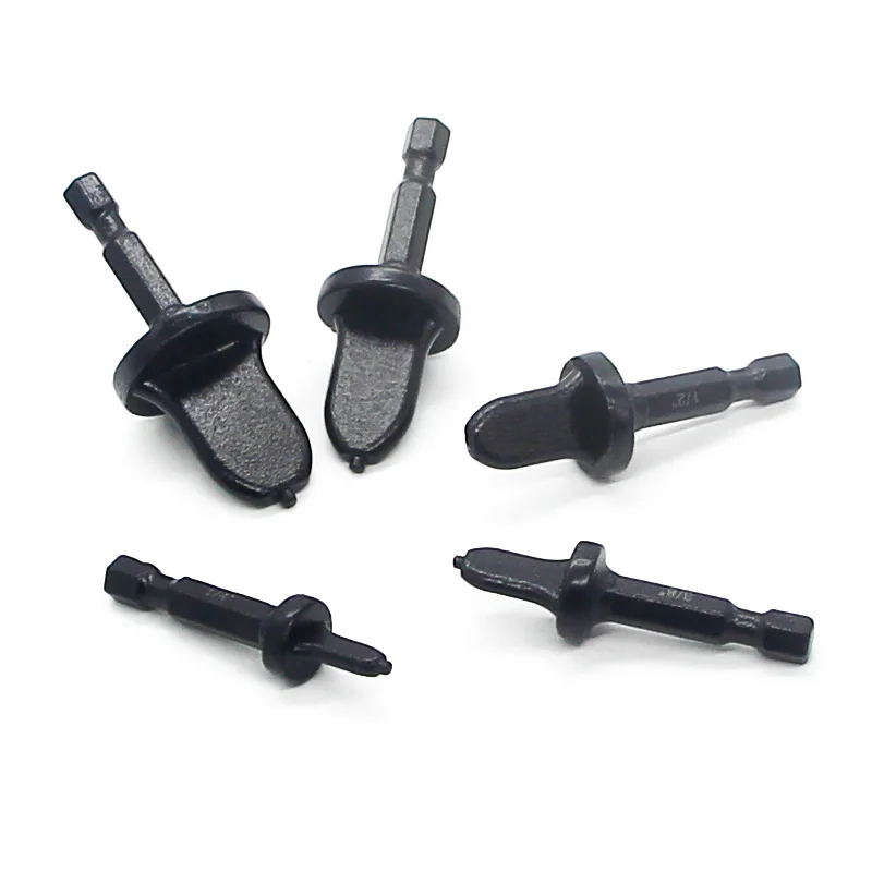 Pipe Expander Copper Tube Swaging Tools For Air Conditioner Refrigerator Flaring Takeover Tool Set Triangle Hex Shank Repair Kit