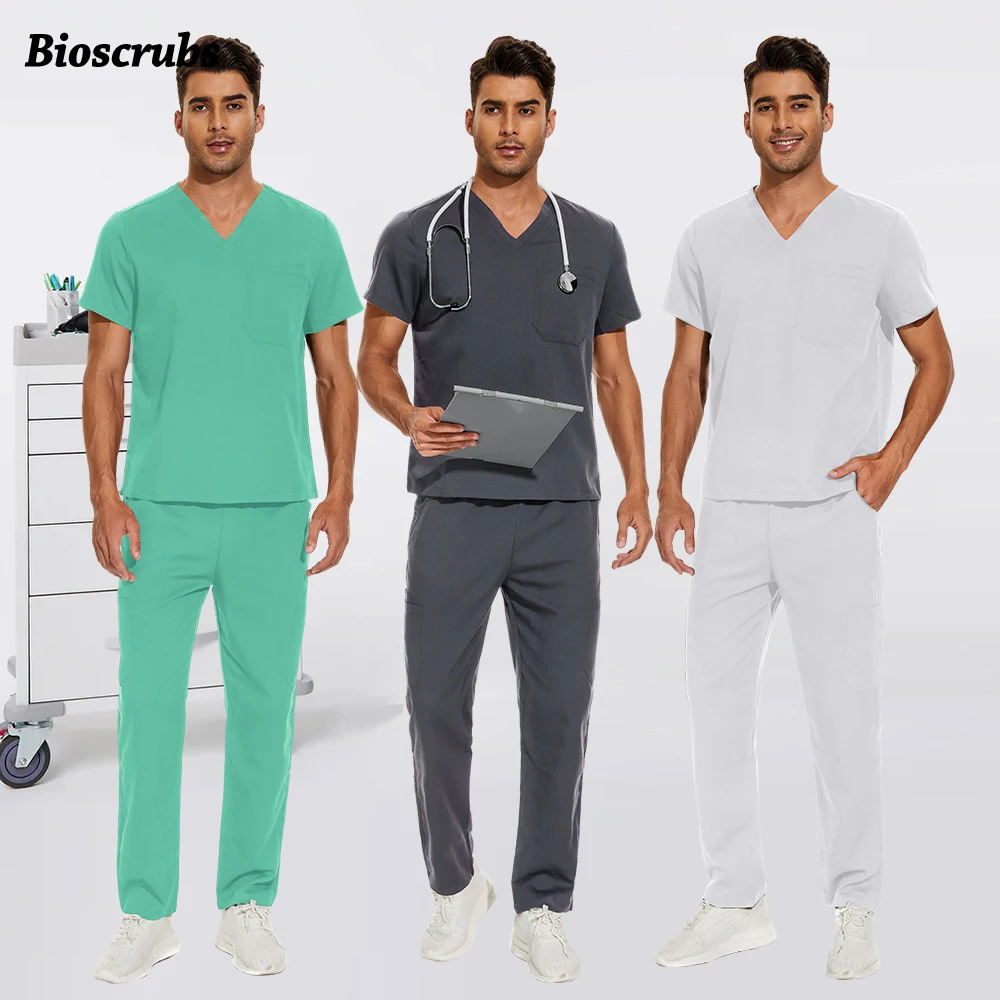 Women Scrub Uniform Slim Fit Comfort Costume Medical Surgical Suit Unisex Nurse Accessories Clinical Operating Room Work Clothes