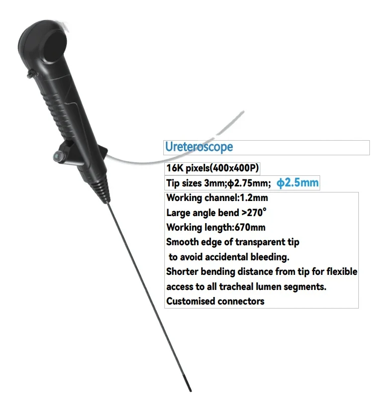 1080*720P Disposable Digital Portable Flexible Veterinary Endoscope Bronchoscope Single Use