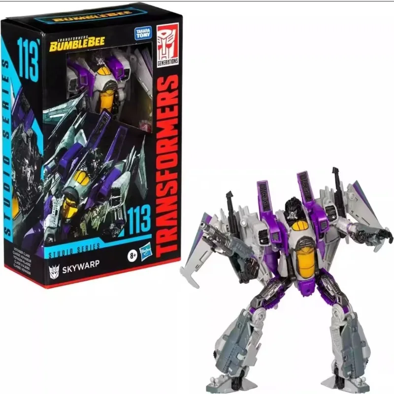 Nuovo originale Hasbro Transformers Classic Toys Studio Series SS-113 Voyage Skywarp Action Figure Robot Toy Collezionabili Regali