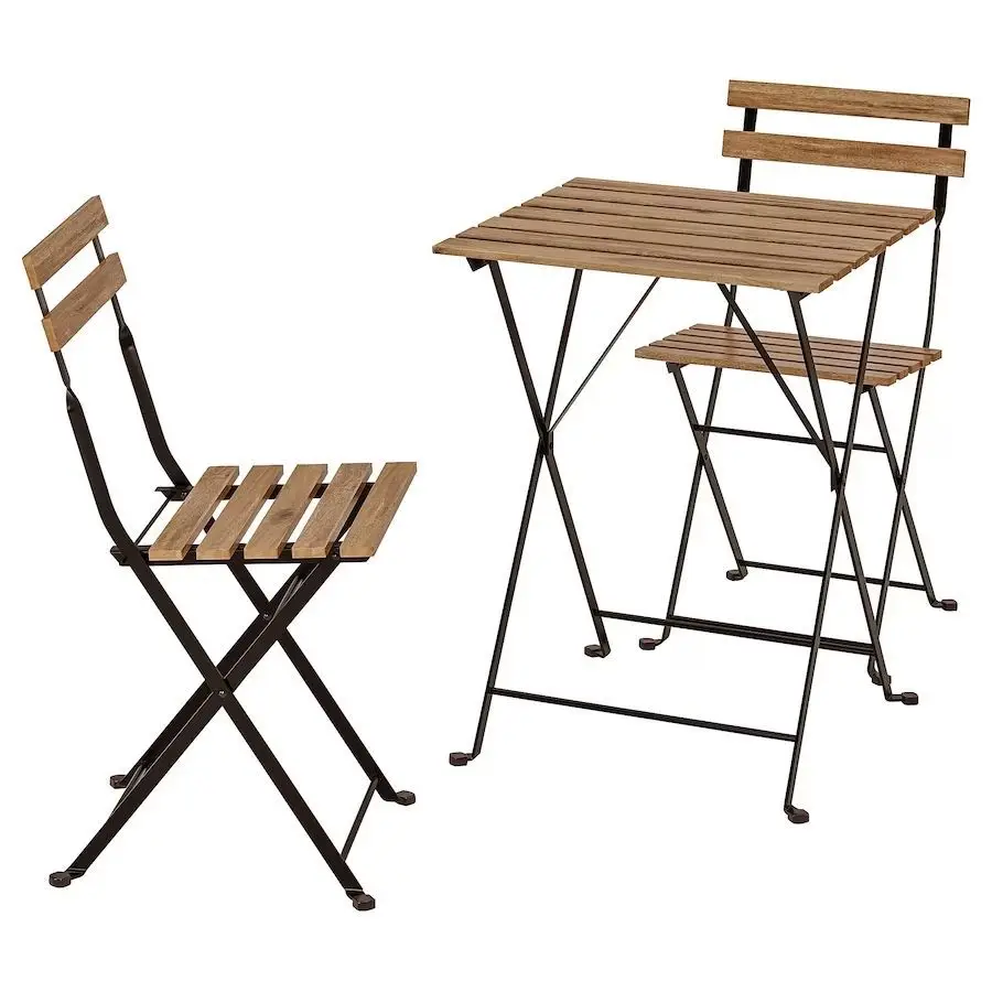 Folding chairs ins backrest Portable Garden balcony Outdoor Iron leisure for dinner coffee tables