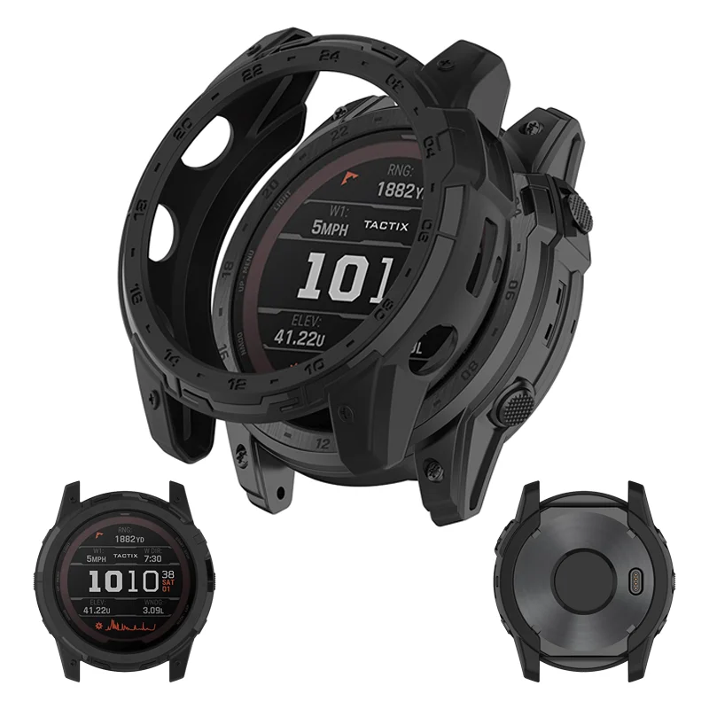 Funda protectora para Garmin Tactix 7 Pro, carcasa de silicona suave, accesorios para reloj