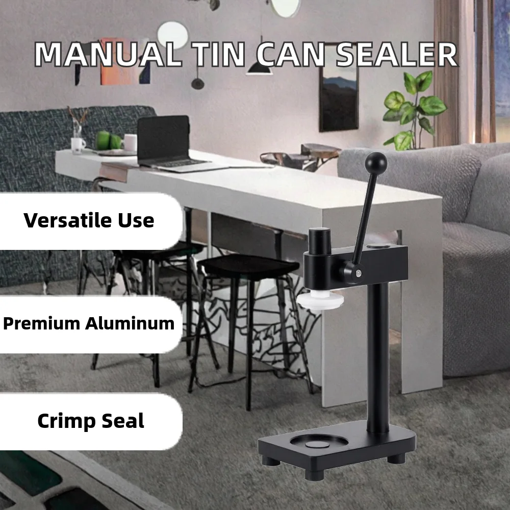 Commercial Home Use Manual Canning Sealing Machine Crimp Type Multifunctional Easy-to-Operate Energy Saving Tin Can Sealer