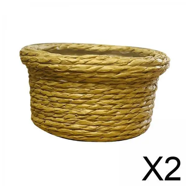 

2x 1:12 Dollhouse Laundry Basket Photo Props Simulated Diorama Scenery Scenes