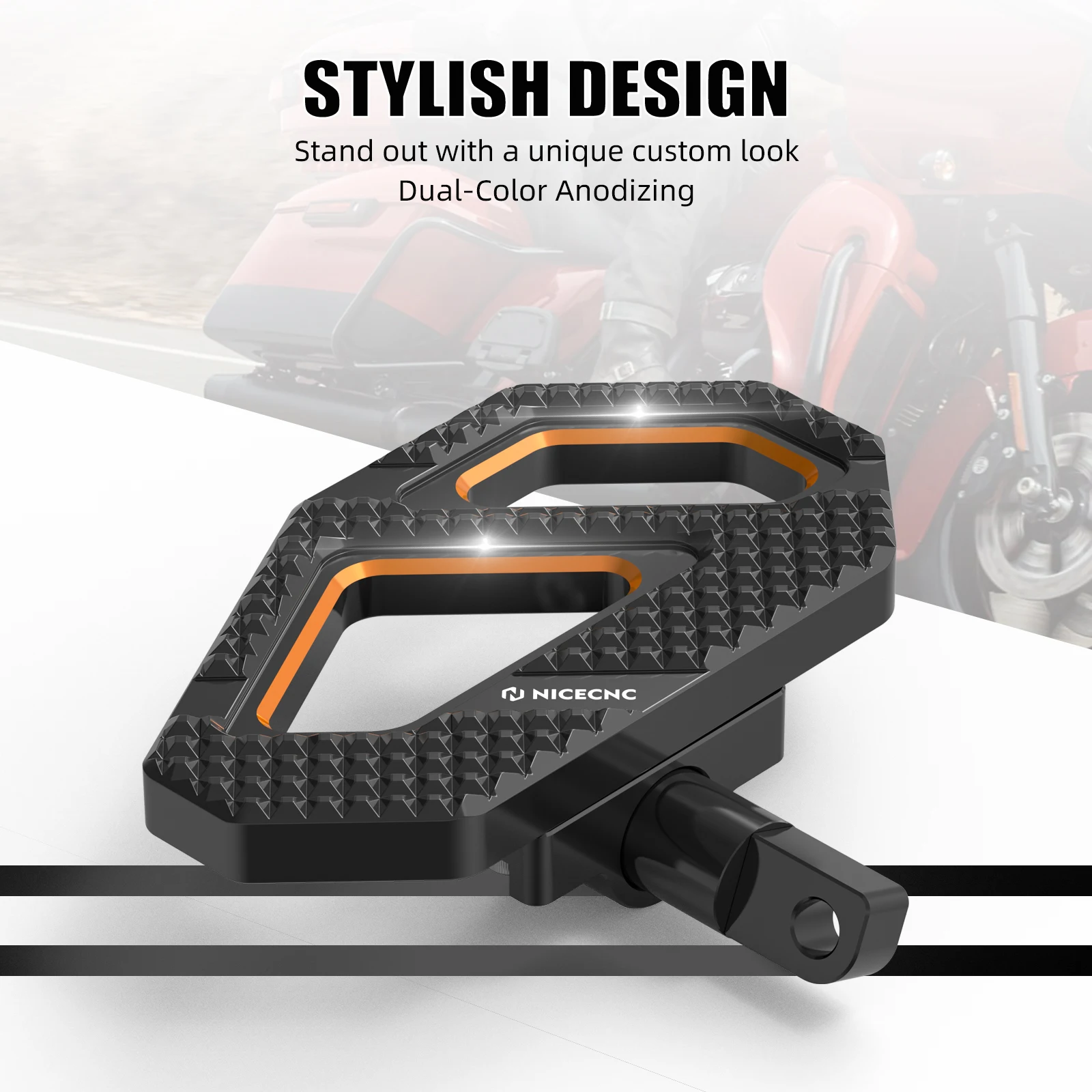 Für Harley Road Glide FLTRX FLTRXS 2015-2024 Fahrer- und Beifahrer-Fußrasten, Hinterer Bremshebel, Schalthebel, Street Glide FLHX 17 – Detail 12