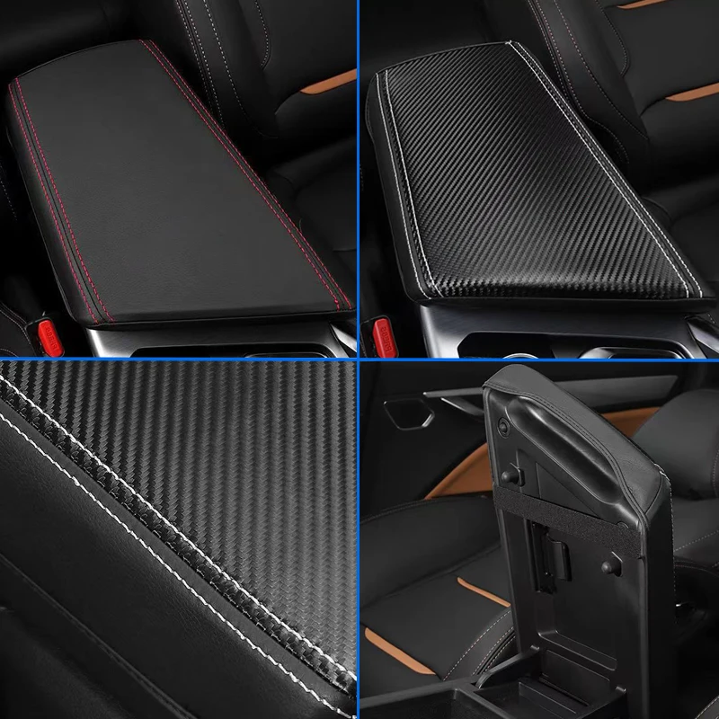 19-21 For Geely Tugella Car Armrest Box Cover Center Console Organizer Protection Cover Cushion Support Top Mat Liner