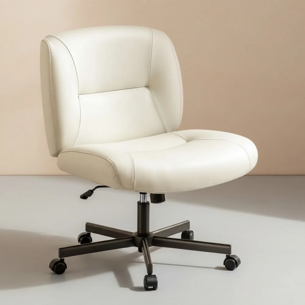 

Стул Criss Cross с колесиками, офисный стул с широкой средней спинкой, настольный стул с регулируемой высотой для домашнего офиса