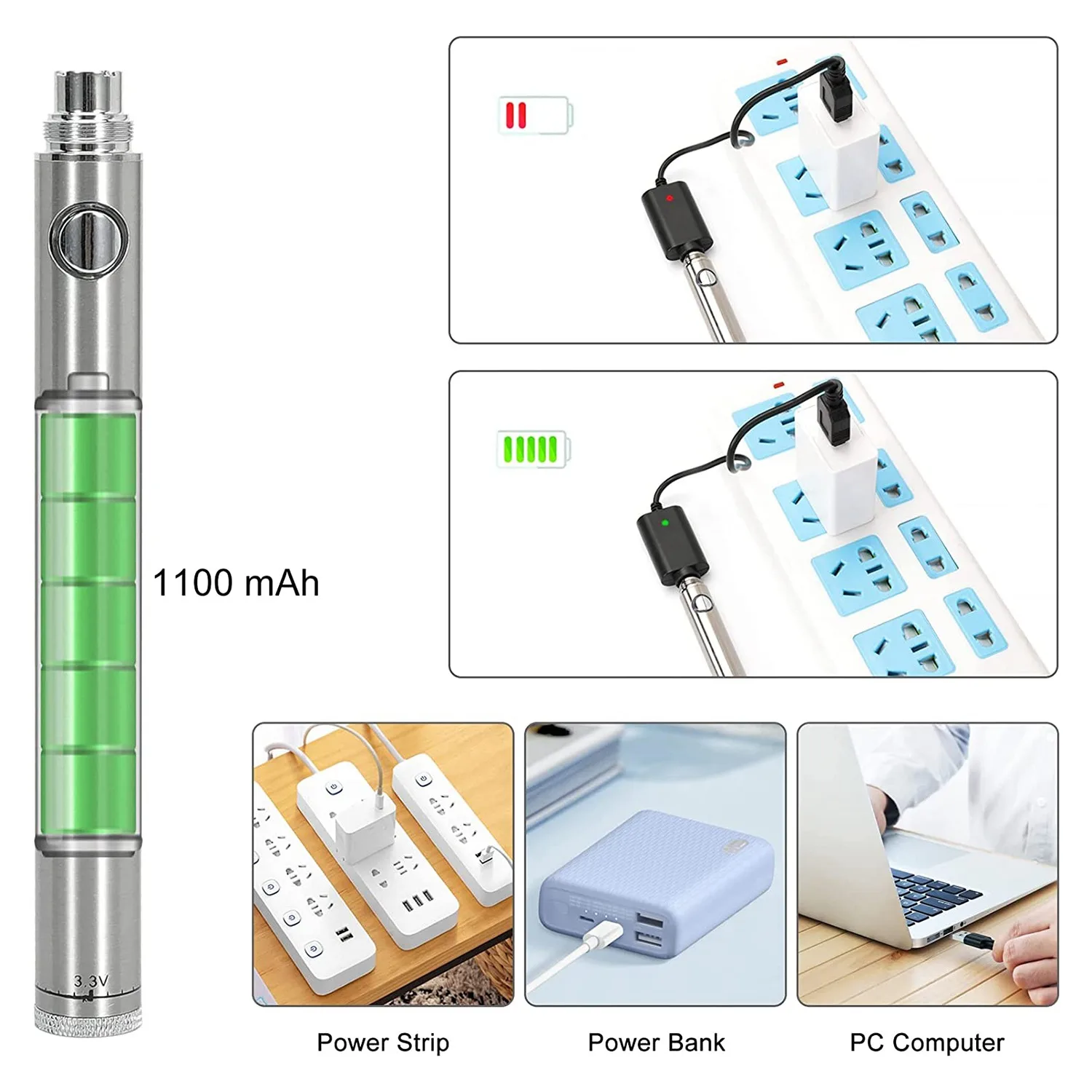 Soldador USB portátil inalámbrico, herramienta de soldadura de carga inalámbrica