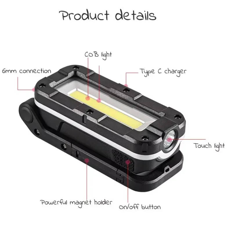 جديد V1000 إنذار مصباح لجهاز الاستشعار قابلة للشحن في الهواء الطلق ضوء المحمولة متعددة الوظائف ضوء الصيد الكارب الصيد الملحقات #4