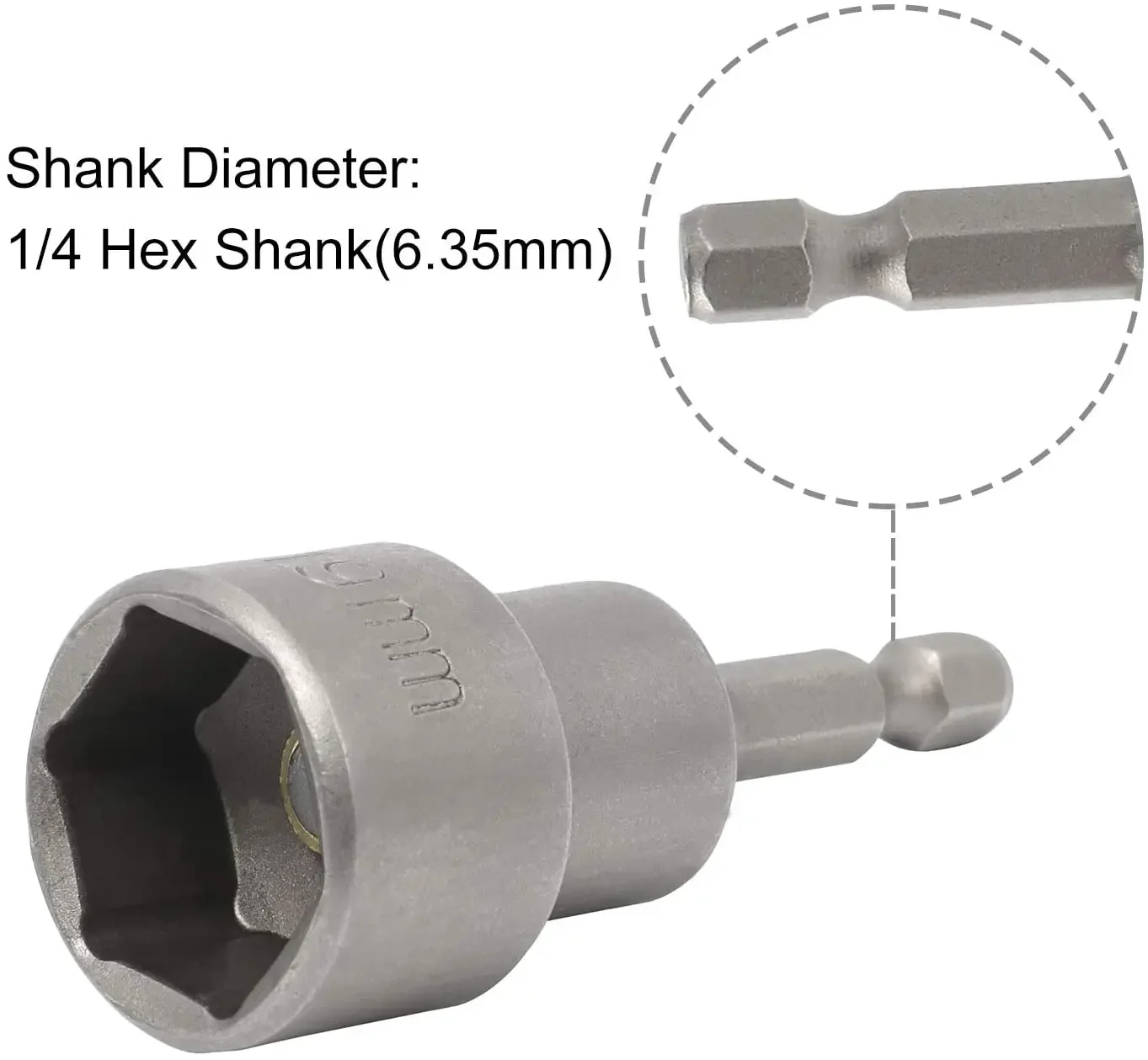 Imagem -04 - Binoax Poder Magnético Porca Motorista Brocas Grupo Quick Release Impacto Soquete Adaptador Sae Metric 65 mm
