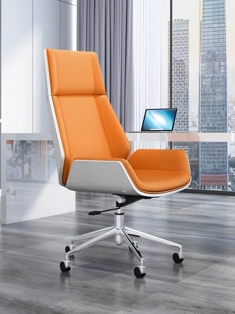 

Luxurious Commerce Office Chair Leather Recliner Mobile Boss Executive Office Chair Bedroom Home Sillas Office Furniture LVOC