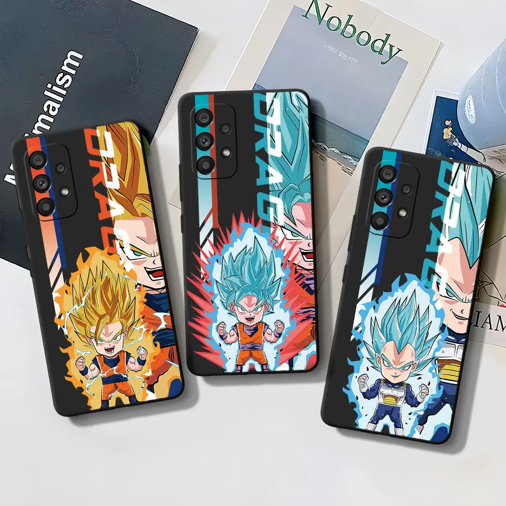 Dragon Ball Z Super Saiyan Case for Samsung Galaxy A55 A16 A54 A34 A12 A14 A33 A15 A21s A53 A35 A51 A11 A17 A22 TPU Phone Cover