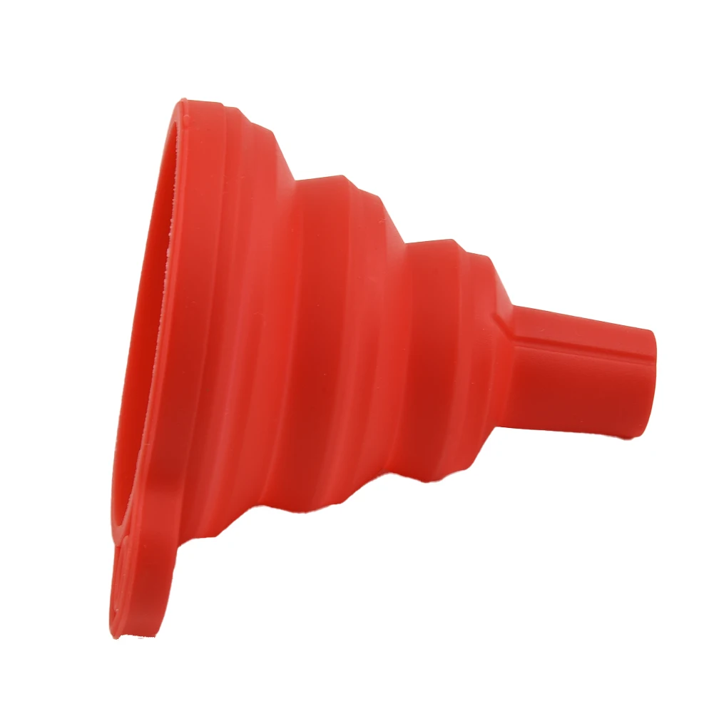 Space Saving and Easy to Clean Silicone Funnel for Car Ideal for Oil Fuel Gasoline Petrol Diesel (82 characters)