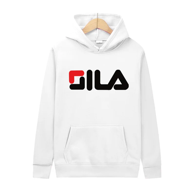 

2024 New Autumn And Winter Foreign Trade New Fashion Brand Men And Women Letter Printed Long Sleeve Plus Fleece Casual Hoodie