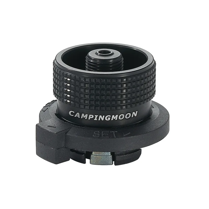 

CAMPINGMOON Outdoor Butane Gas Cartridge Adapter Stainless Steel Outdoor Gas Tank Canister Refill Butane Gas Cartridge Adapter