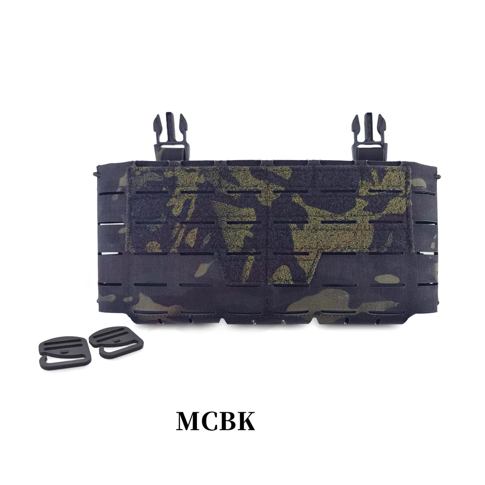 Taktische, verstellbare Brusttasche mit Haupttasche und Frontpanel für ARC Placard V4 Weste, Dreifach-Magazintasche für 5.56 und 7.62 Munition – Detail 10