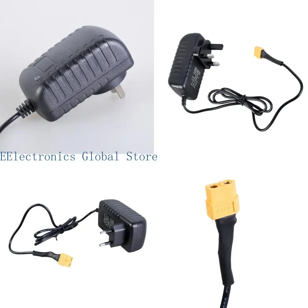 462B 12V 3A Power Supply Adapter with XT60 Plug Female Port for UAV Battery Including for 1S Models