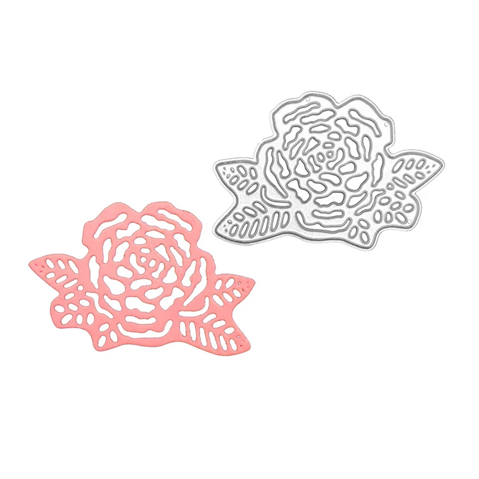 Rose Flower Metal Cutting Dies for DIY Scrapbooking and Card Making Decor Embossing Craft Die Cut