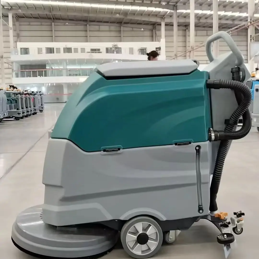 Hand pushed floor cleaning machine factory workshop supermarket property floor cleaning machine hot selling