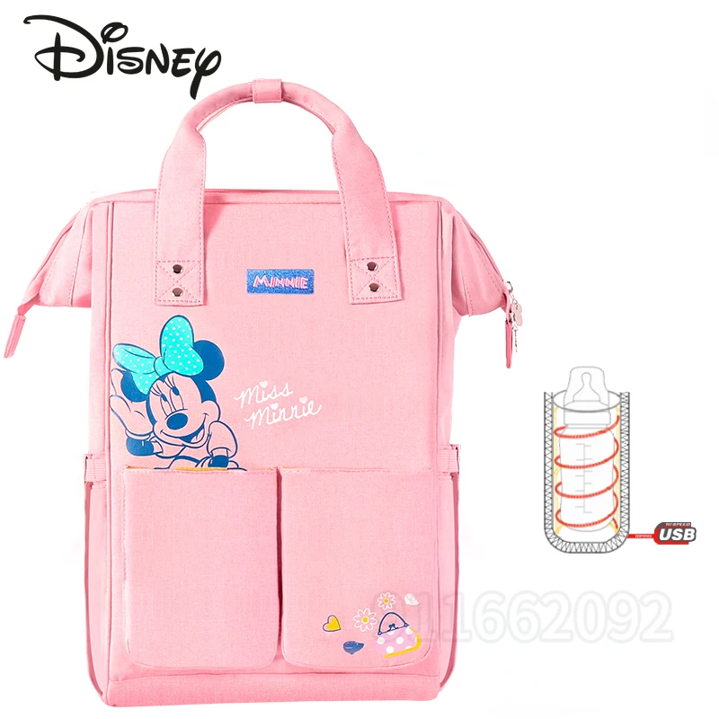 Disney Pooh Bear New pannolino Bag zaino Luxury Brand Baby pannolino Bag zaino Cartoon Cute Baby Bag Fashion women\'s Backpack