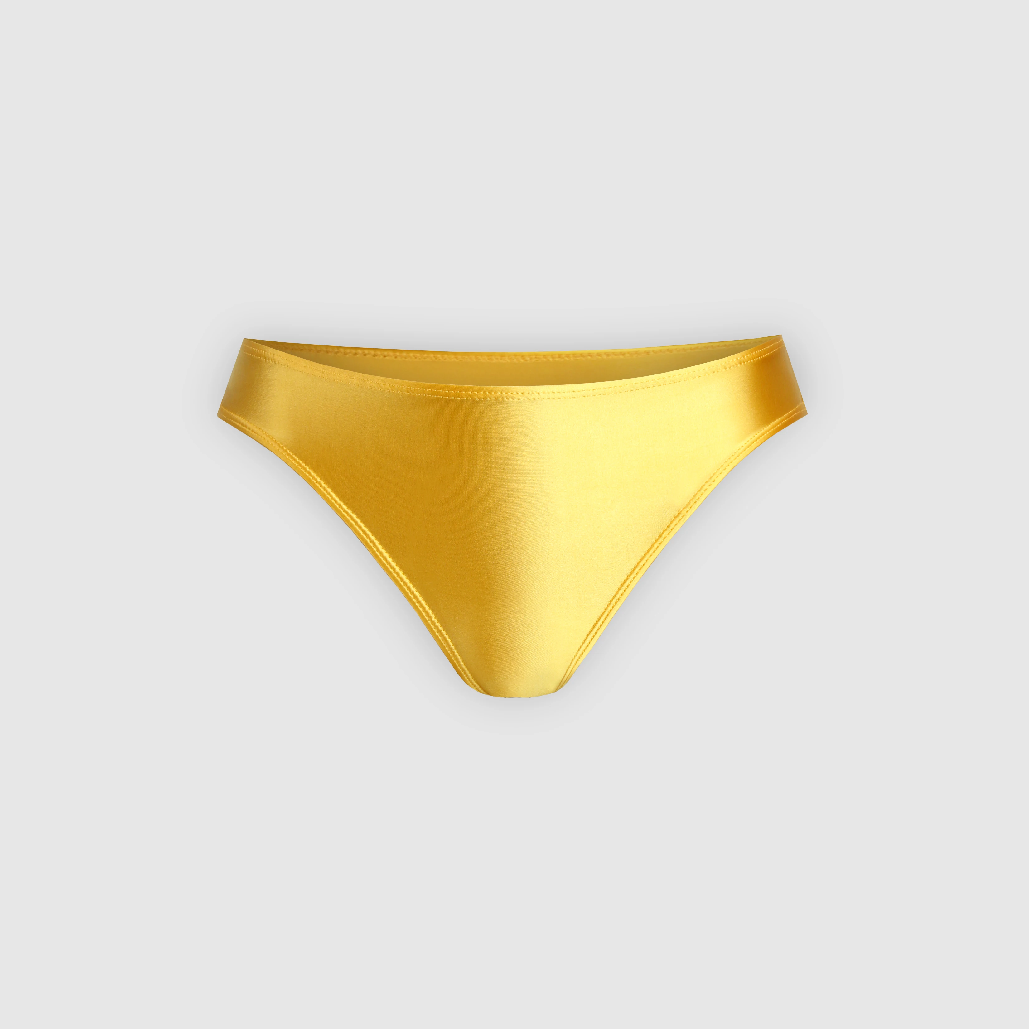 Xckny Satin glänzende Shorts ölige feste glänzende Slips Seiden bikini niedrig taillierte sexy Strumpfhosen können außerhalb glänzender Unterwäsche