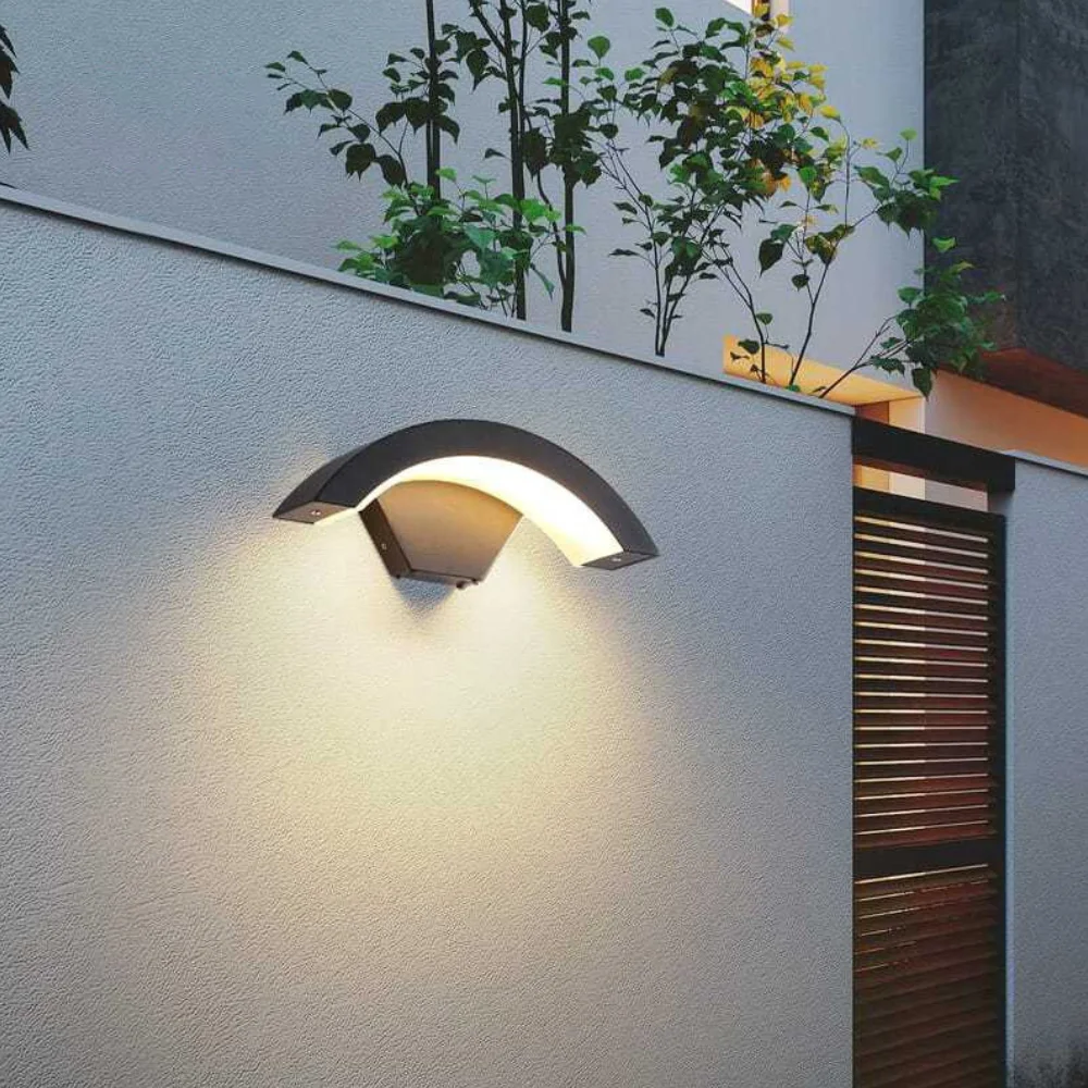 

Outdoor waterproof wall light Villa courtyard balcony aisle corridor doorway exterior wall sensor wall light