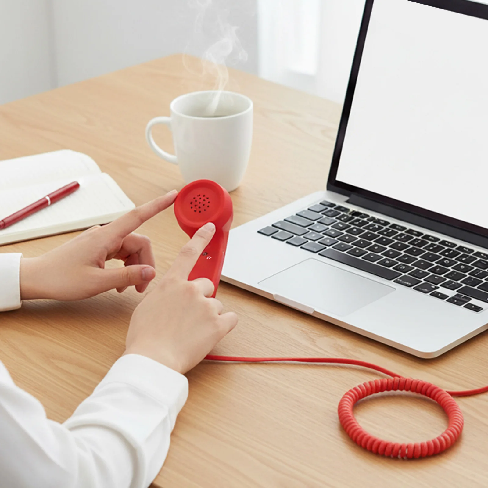 For Type-C Retro Telephone Handset Available In Multiple Colors Stylish Wired Phone Receivers With Mic Mobilephone Accessories