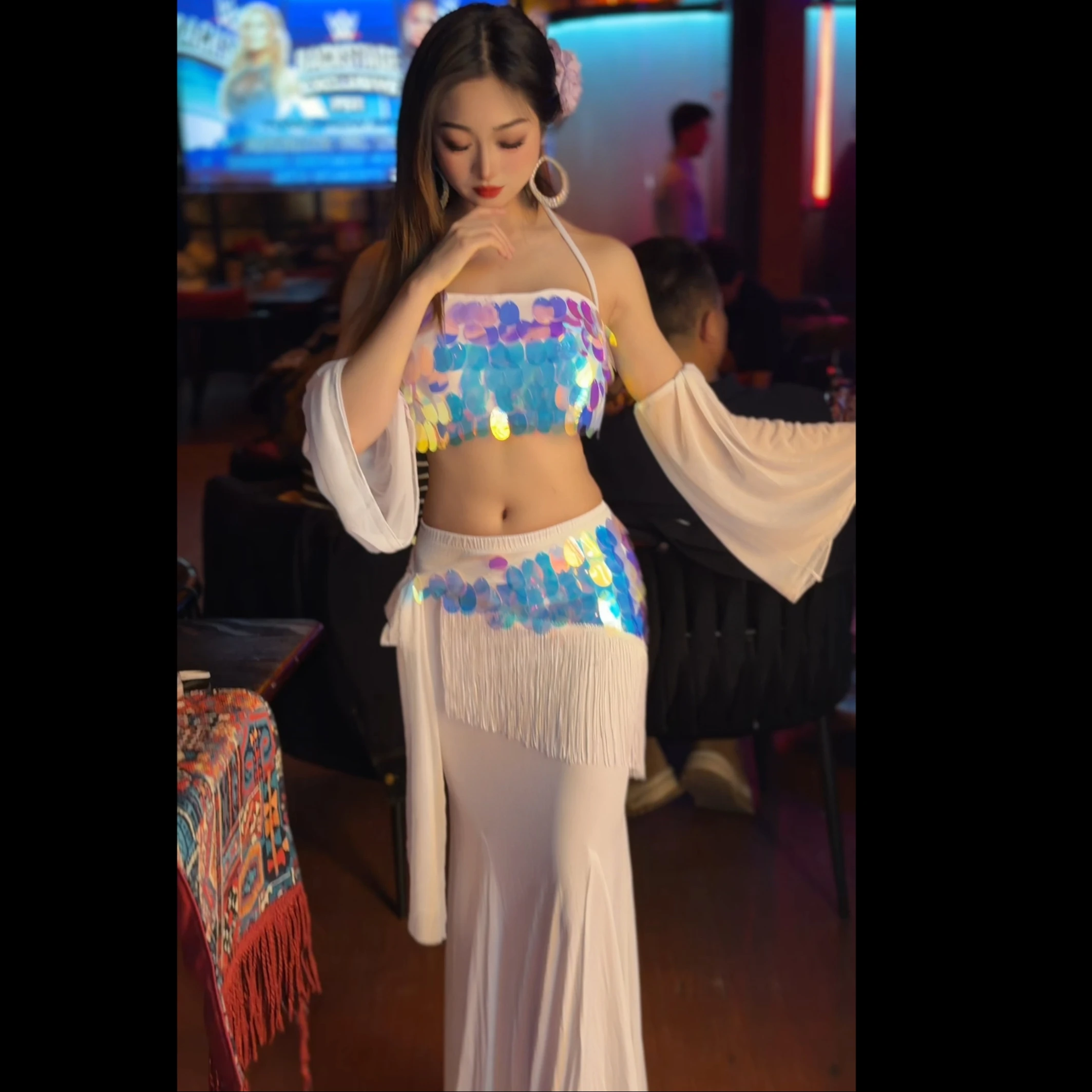 jupe-de-danse-orientale-sexy-a-paillettes-et-franges-pour-femme-costume-de-spectacle-jupe-queue-de-poisson-blanche-nouvelle-arrivee-jupe-mi-longue