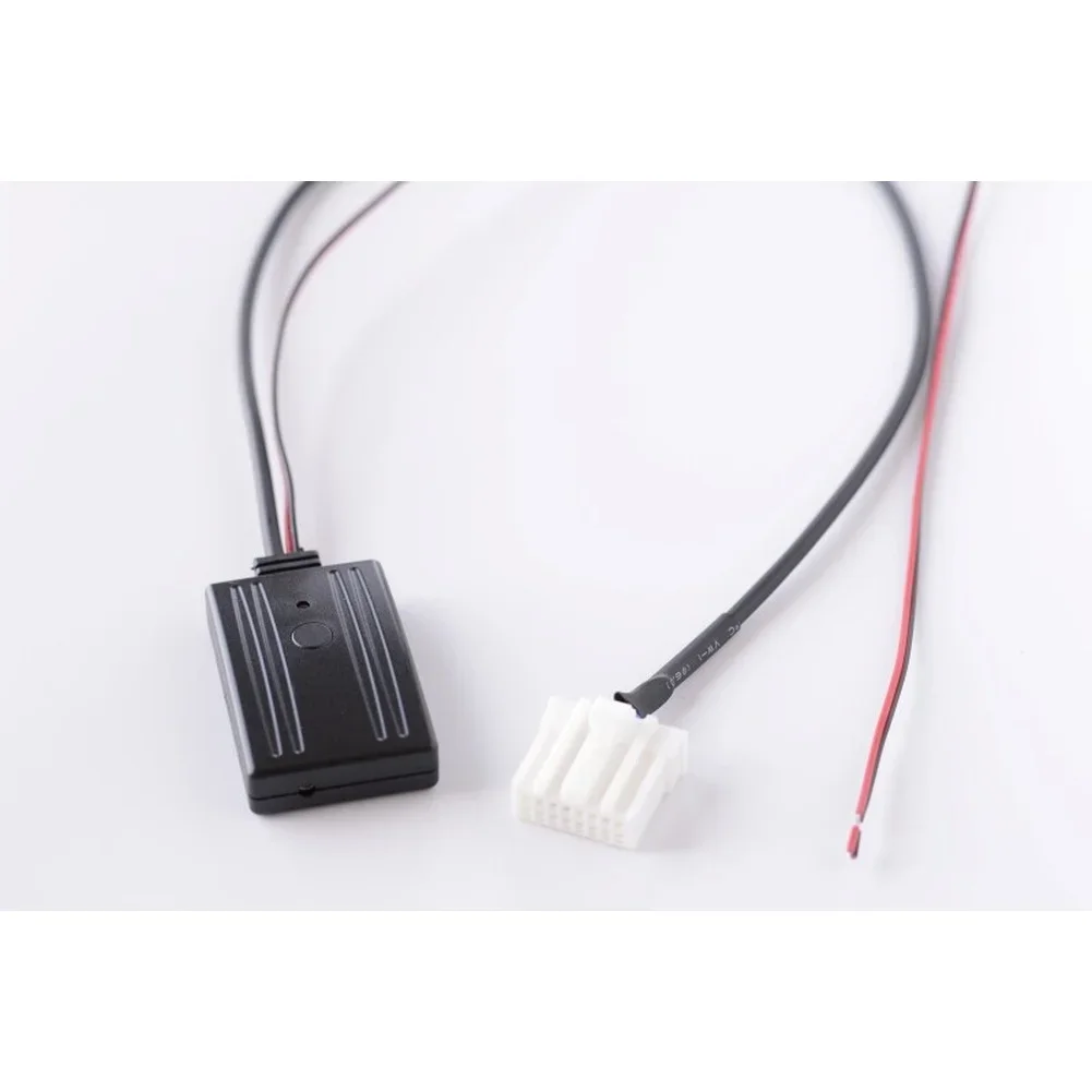 For Hands-free Driving Car AUX Adapter 15 Meters Wireless Range Lightweight 35 Grams ABS Material Construction