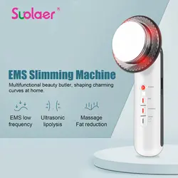 Portable Ultrasound Machine Ultrasonic Cavitation EMS Body Slimming Product Weight Loss Electric Infrared Massage Home Appliance